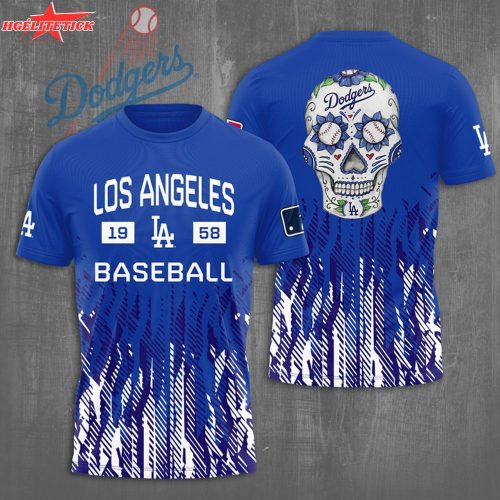 Los Angeles Dodgers 1958 Blue Baseball T-Shirt – Retro Fan Edition