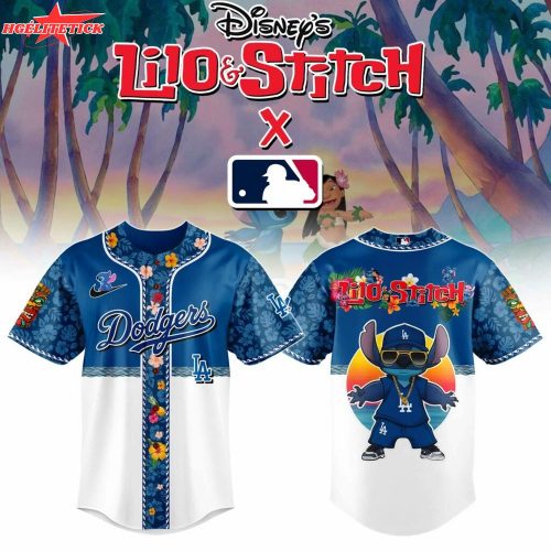 Los Angeles Dodgers MLB x Lilo & Stitch Jersey
