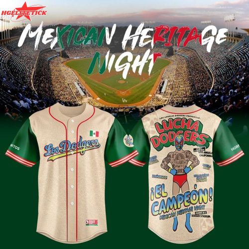 Los Angeles Dodgers Mexican Heritage Night Jersey 2025 – MLB Fiesta Edition