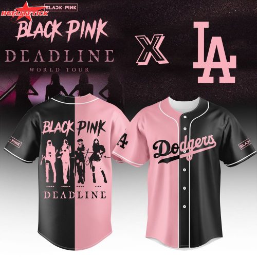 Los Angeles Dodgers x Blackpink Baseball Jersey