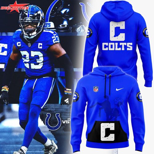 Men’s Indianapolis Colts Blue Nike Pullover Hoodie