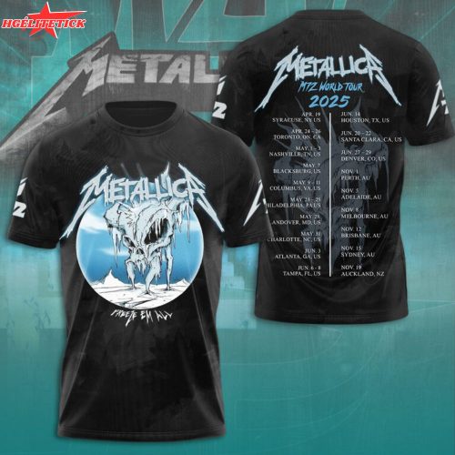 Metallica Freeze Band 3D Tshirt