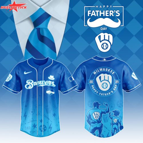 Milwaukee Brewers 2025 Father’s Day Jersey – Baseball Dad Fan Gear