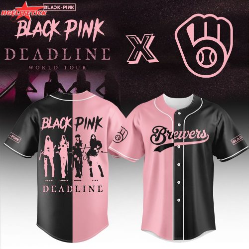 Milwaukee Brewers x Blackpink Baseball Jersey