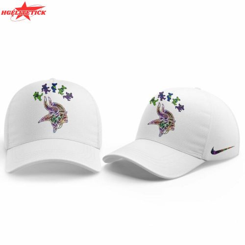 Minnesota Vikings Grateful Dead Night White Hoodie – New 2025 Version