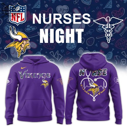 Minnesota Vikings Nurses Night 2025 Hoodie – Special Edition