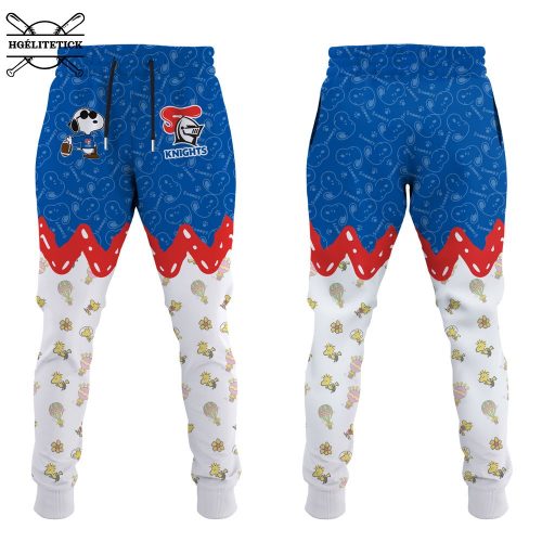 Newcastle Knights x Peanuts Cute Snoopy Hoodie – 2025 Edition
