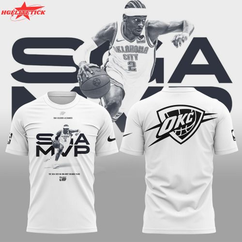 OKC x The Mvp 2024-2025 White Tshirt