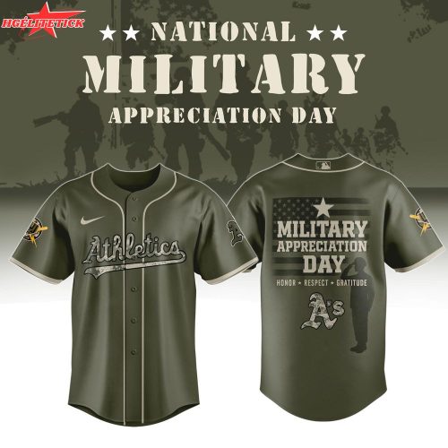Oakland Athletics Military Appreciation Jersey 2025 – Limited MLB Edition