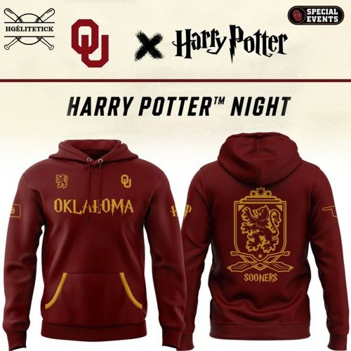 Oklahoma Sooners Harry Potter Hoodie – Wizarding World Edition