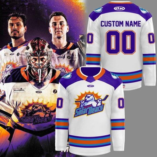 Orlando Solar Bears Custom 2025 Hockey Jersey – Add Name & Number