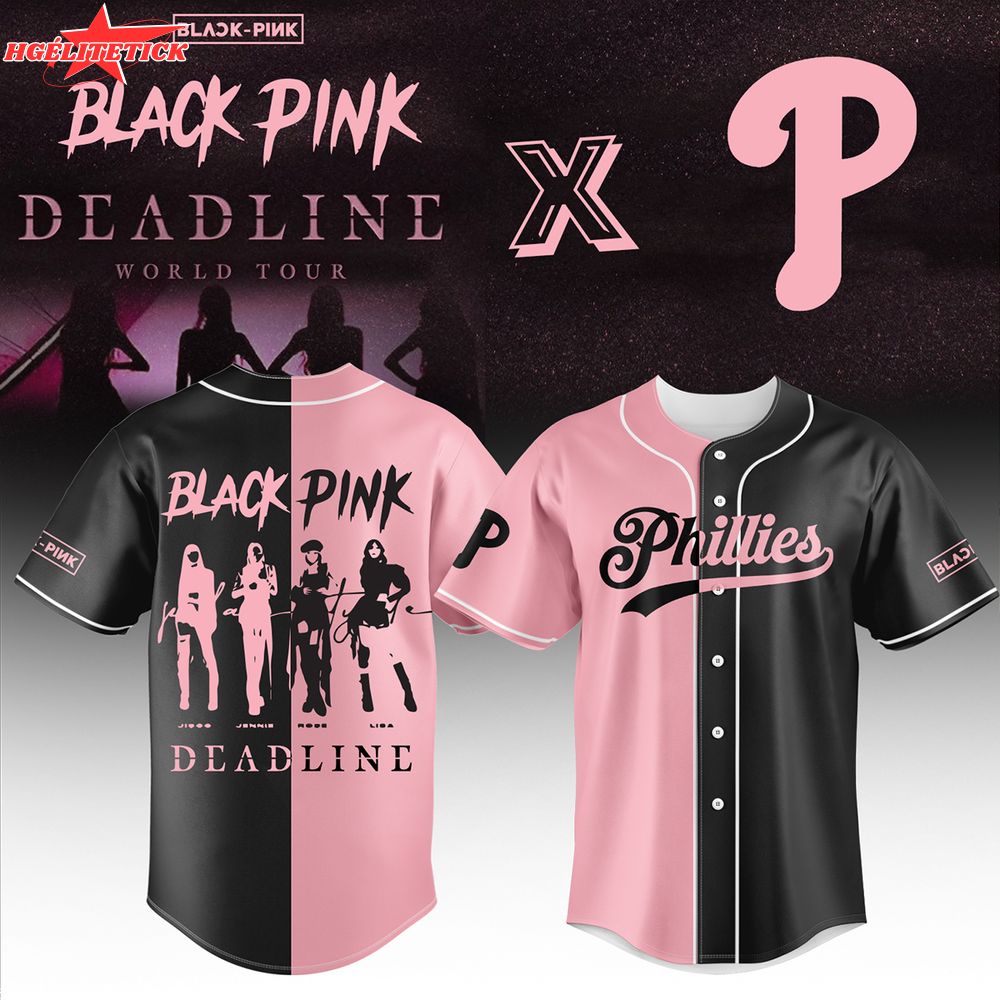 Philadelphia Phillies X Blackpink Baseball Jersey Philadelphia Phillies X Blackpink Baseball Jersey