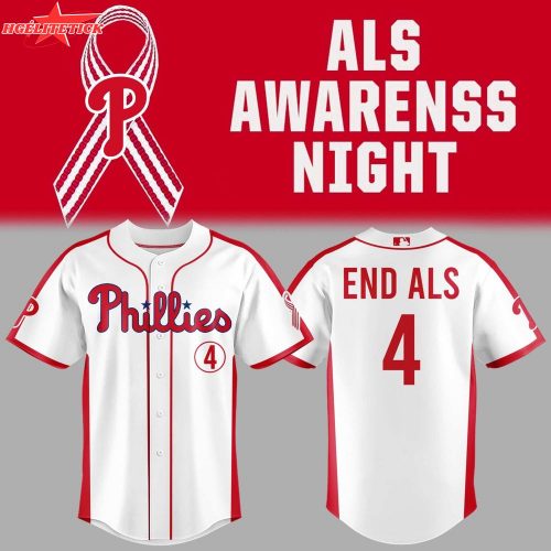 Phillies ALS Awareness Night 2025 Baseball Jersey – Special Edition