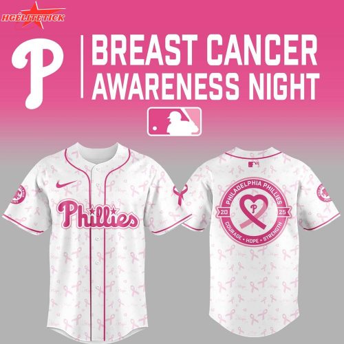 Phillies Cancer Awareness Night 2025 Jersey – Exclusive Tribute Design