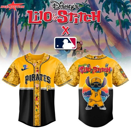 Pittsburgh Pirates MLB x Lilo & Stitch Jersey
