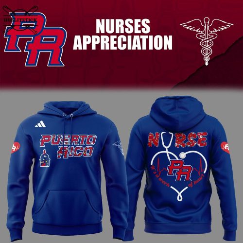 Puerto Rico Baseball Nurse Appreciation Hoodie – 2025 Tribute