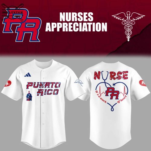 Puerto Rico Baseball Nurse Appreciation White Jersey – Special Edition