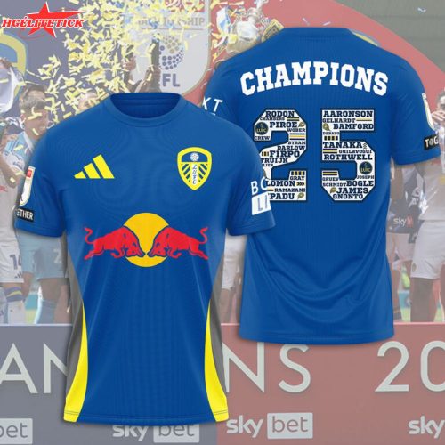 Red Bull x Leeds United 3D T-Shirt – Racing Football Fusion