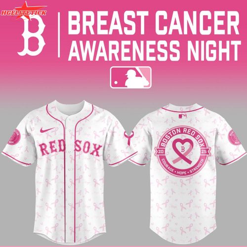 Red Sox Cancer Awareness Night Baseball Jersey – 2025 Tribute Edition