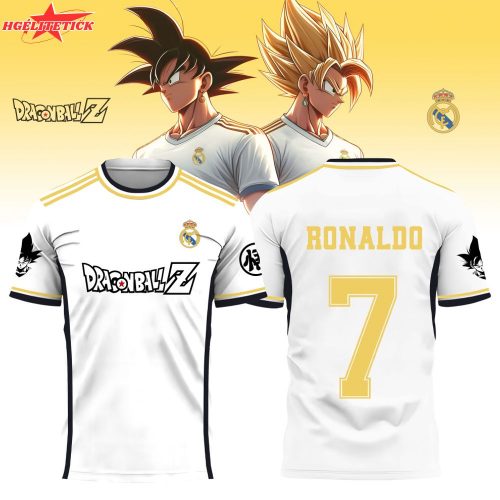 Ronaldo x Dragon Ball T-Shirt – Anime Football Fan Tee for 2025