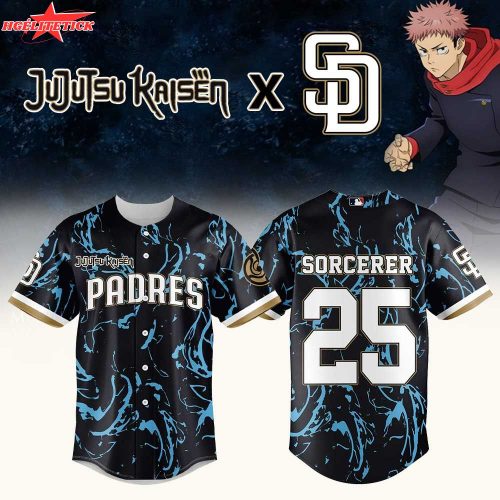 San Diego Padres x Jujutsu Kaisen Limited Edition Jersey 2025 Jersey