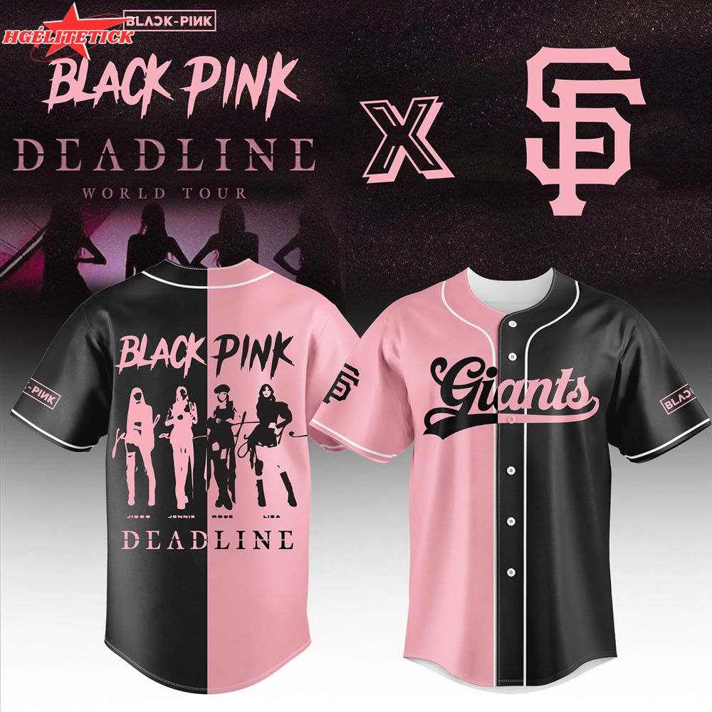 San Francisco Giants X Blackpink Baseball Jersey San Francisco Giants X Blackpink Baseball Jersey
