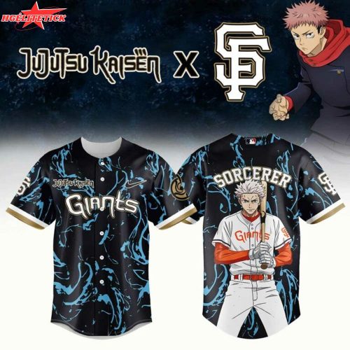 San Francisco Giants x Jujutsu Kaisen Limited Edition Jersey 2025 Combo Jersey V2