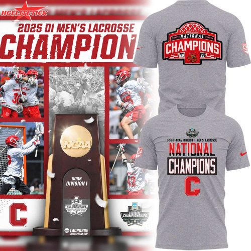 Special 2025 National Champions Division I Big Red Lacrosse Tshirt