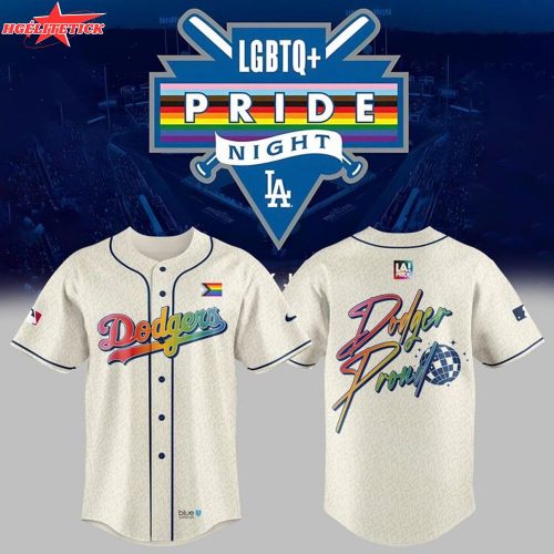 Special New Pride LA Dodgers Logo Jersey