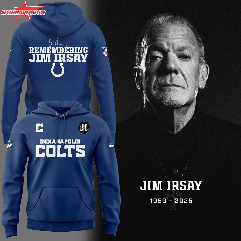 Special New “The Boss” Jim Irsay Patch Uniform Hoodie Special New “The Boss” Jim Irsay Patch Uniform Hoodie