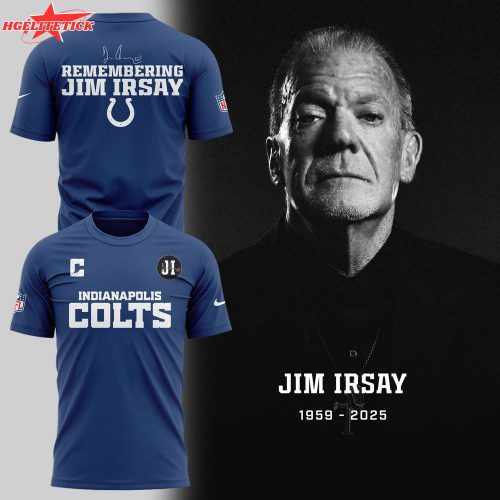 Special New “The Boss” Jim Irsay Patch Uniform Tshirt
