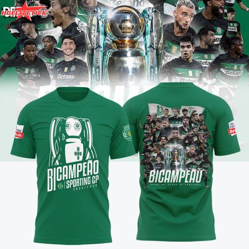Sporting Clube de Portugal 2025 Champions Green Fan Shirt