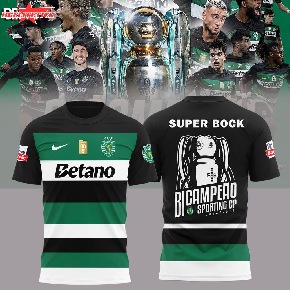 Sporting Clube de Portugal 2025 Champions T-Shirt – Official Fan Gear Sporting Clube de Portugal 2025 Champions T-Shirt – Official Fan Gear