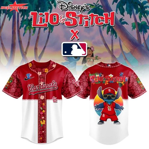 St.Louis Cardinals MLB x Lilo & Stitch Jersey