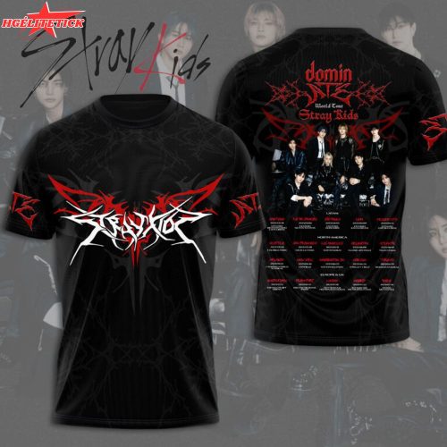 Stray Kids 3D T-Shirt – K-pop Group Graphic Tee