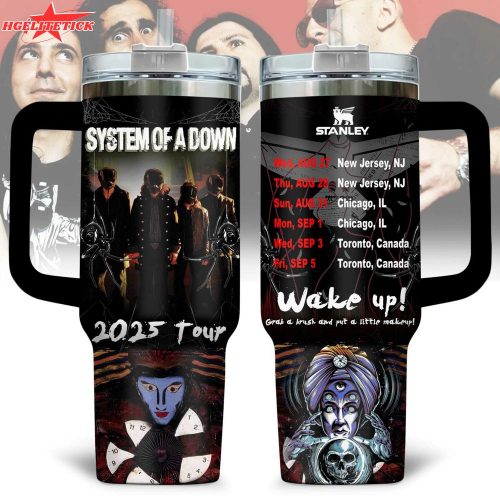 System Of A Down 2025 Tour Stanley Tumbler