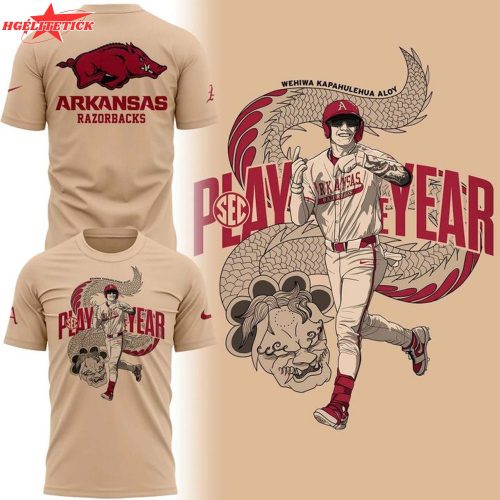 THE DRAGON Wehiwa Aloy Arkansas Baseball T-Shirt – Limited Hawaiian Edition