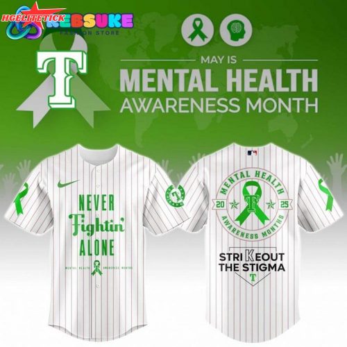 Texas Rangers 2025 Mental Health Awareness Jersey – MLB Limited Edition