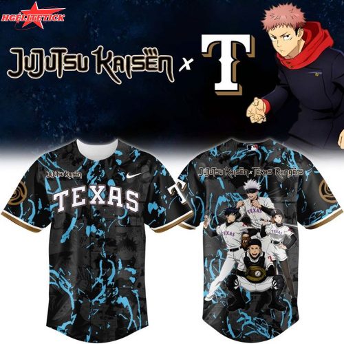 Texas Rangers x 2025 Jujutsu Kaisen Night Special Jersey