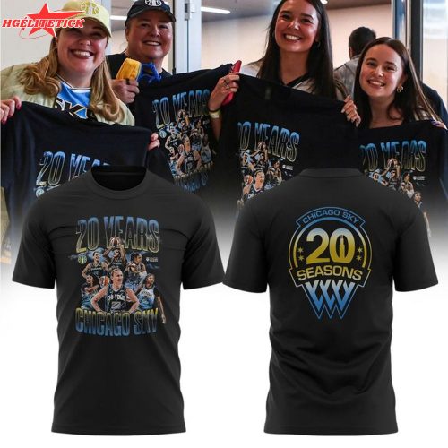The Chicago Sky Special Edition 20 Years T-shirt