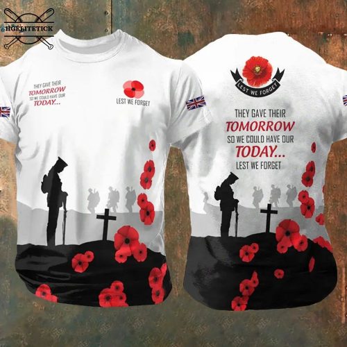 “They Gave Their Tomorrow” Military Tribute T-Shirt