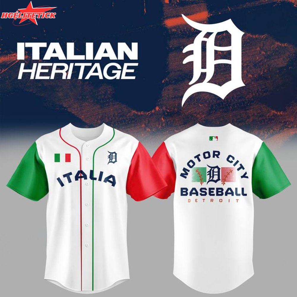 Tigers Italian Heritage Celebration Jersey - Limited Edition Tigers Italian Heritage Celebration Jersey - Limited Edition