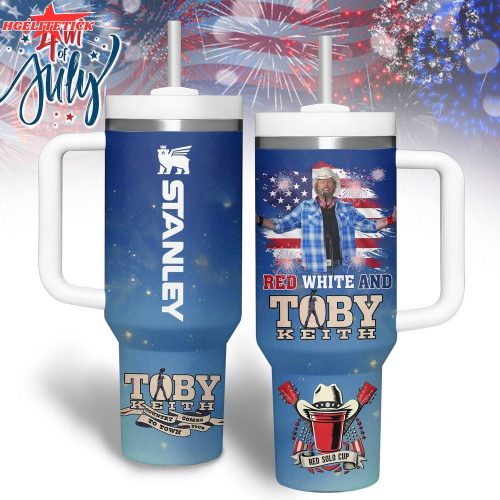 Toby Keith Happy Independence Day 2025 Stanley Tumbler