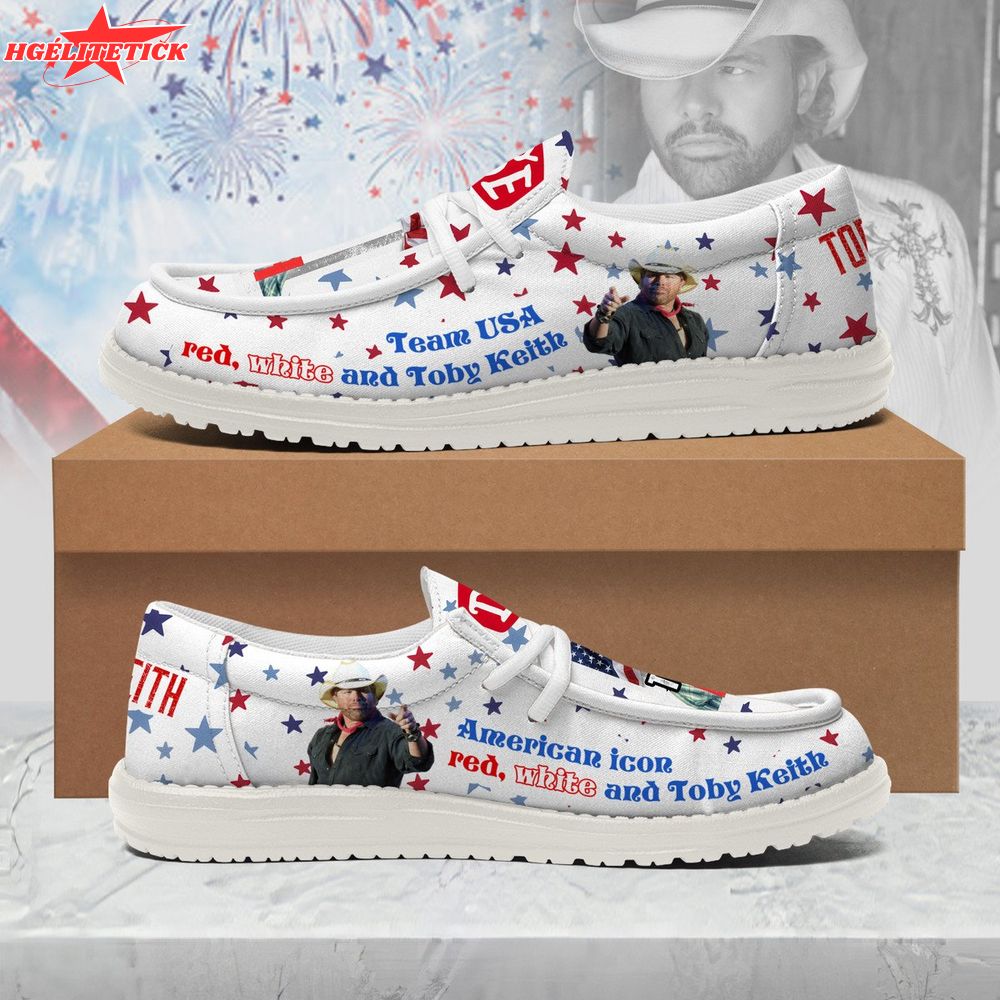 Toby Keith Independence Day Loafer Shoes Toby Keith Independence Day Loafer Shoes