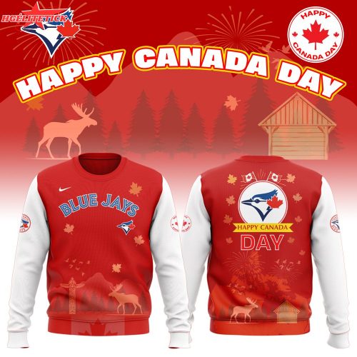 Toronto Blue Jays x Happy Canada Day 2025 Limited Edition Sweatshirt