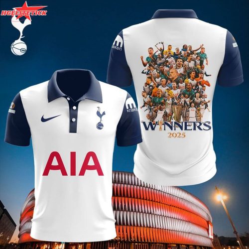 Tottenham Hotspur 2024–2025 UEFA Europa League Champion Polo – Soccer Fan Shirt