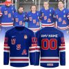 USA International Ice Hockey Federation Jersey Away Champions 2025 Editons Limited