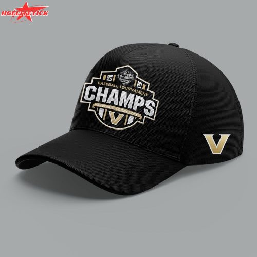 Vanderbilt Baseball x 2025 SEC BASEBALL TOURNAMENT CHAMPS TShirt