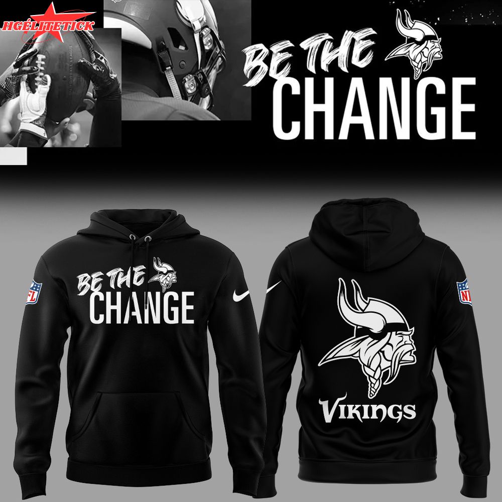 Viking ‘Be The Change’ 2025 Black Hoodie Viking ‘Be The Change’ 2025 Black Hoodie