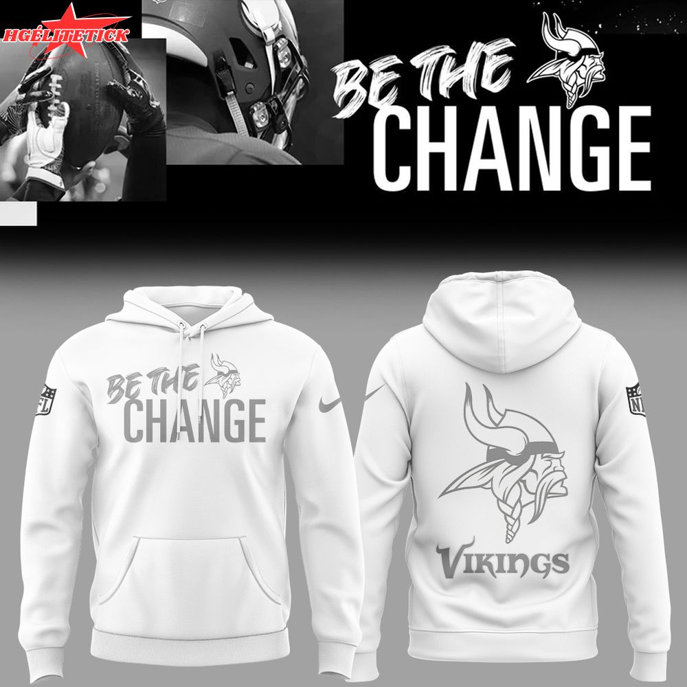 Viking ‘Be The Change’ 2025 White Hoodie Viking ‘Be The Change’ 2025 White Hoodie